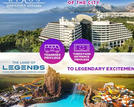 Rixos Downtown Antalya - The Land of Legends Access