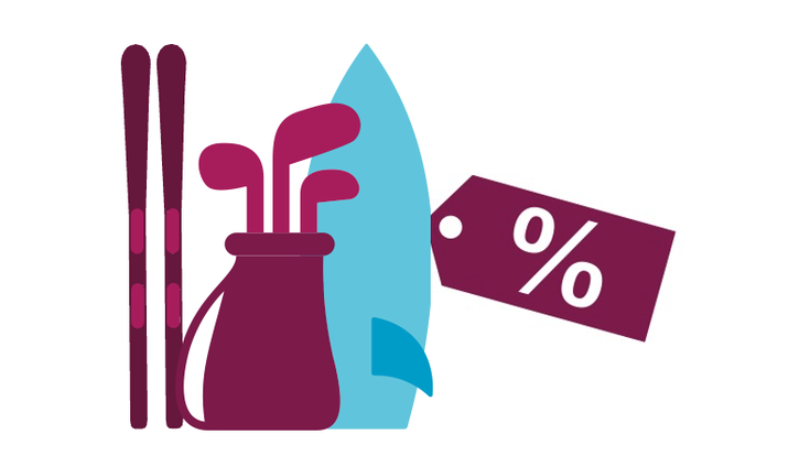 Rabattiertes Sportgepäck – jetzt 60 % günstiger