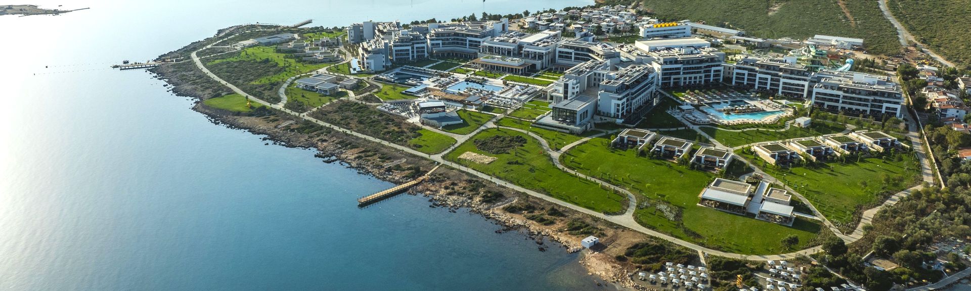 Blick auf das Anda Barut Hotel in der Türkei