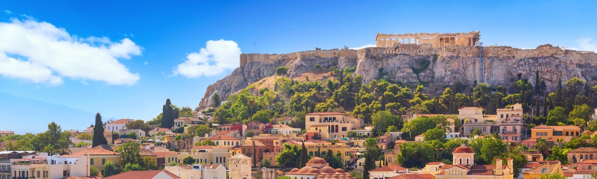 Blick auf Athen, Griechenland
