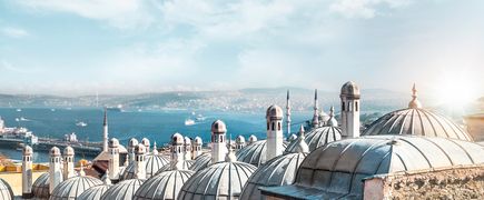 Blick auf Istanbul, Türkei