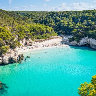Bucht auf Menorca, Balearen, Spanien