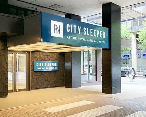 City Sleeper at Royal National Hotel