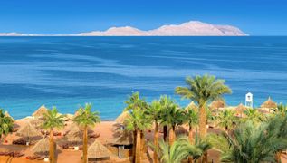 Küste und Strand von Sharm El Sheikh, Ägypten