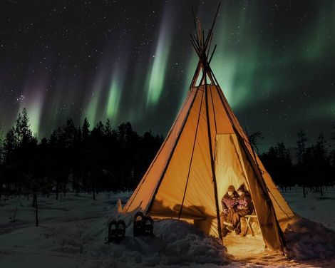 Santas Hotel Santa Claus incl Transfer & Husky & Nordlichter Tour
