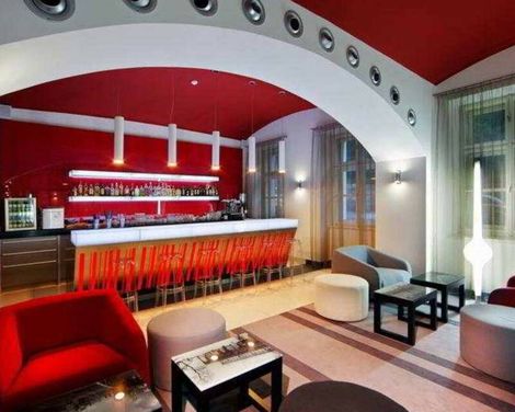 Red And Blue Design Hotel Prague