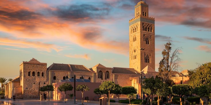 Koutoubia Moschee in Marrakesch, Marokko