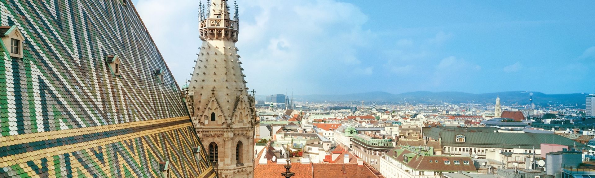 Blick über Wien, Österreich
