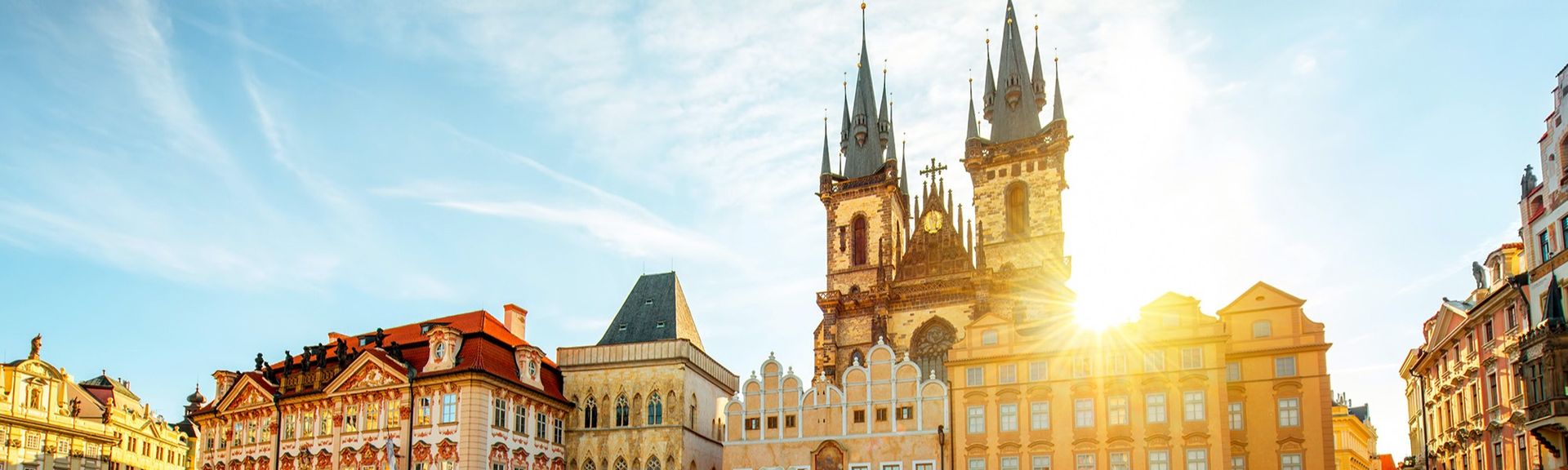 Die Prager Altstadt mit der Teynkirche