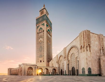 Hassan II Moschee in Casablanca, Marokko