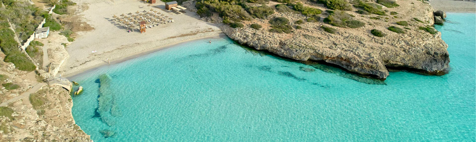 Bucht beim Iberostar Waves Cala Domingos Hotel auf Mallorca, Spanien