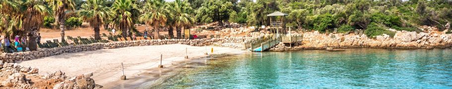 Marmaris Beach an der Türkischen Ägäis