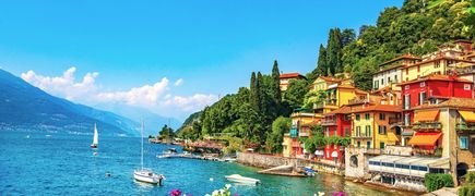 Dorf am Gardasee in Italien