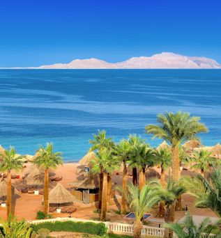 Küste und Strand von Sharm El Sheikh, Ägypten